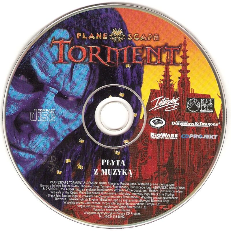 Media for Planescape: Torment (Windows) (Platynowa Kolekcja release): Soundtrack