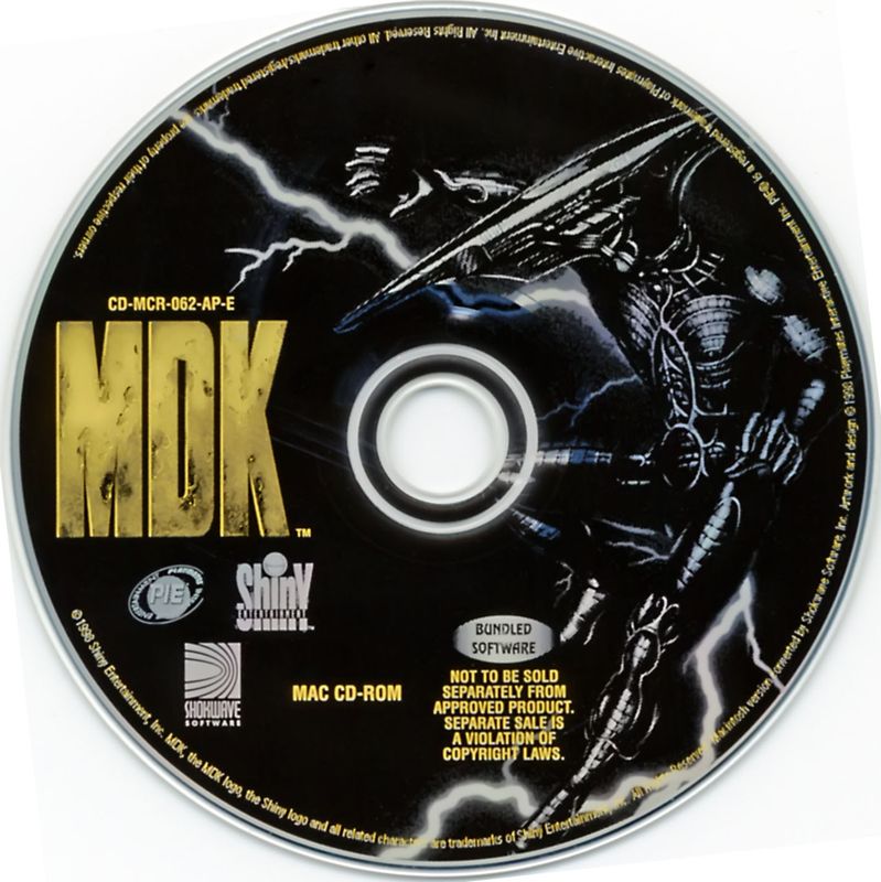 Media for MDK (Macintosh) (Apple iMac bundled software)