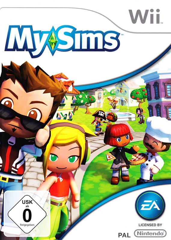 Front Cover for MySims (Wii) (Re-release)