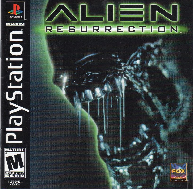 Front Cover for Alien: Resurrection (PlayStation)