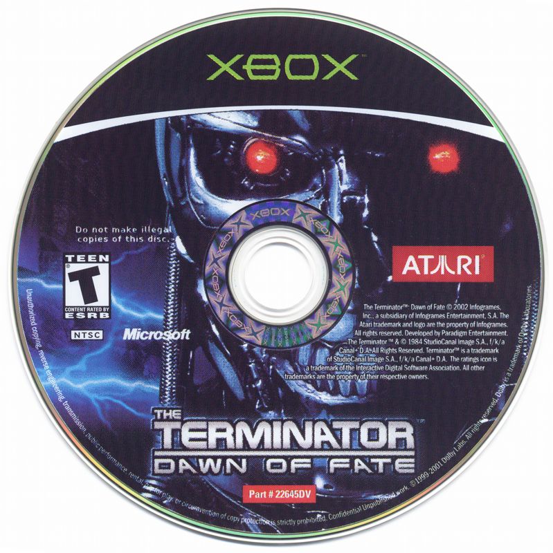 Media for The Terminator: Dawn of Fate (Xbox)