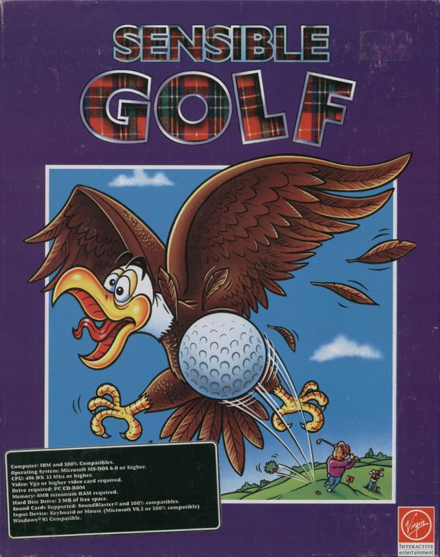 Front Cover for Sensible Golf (DOS) (CD-ROM release)