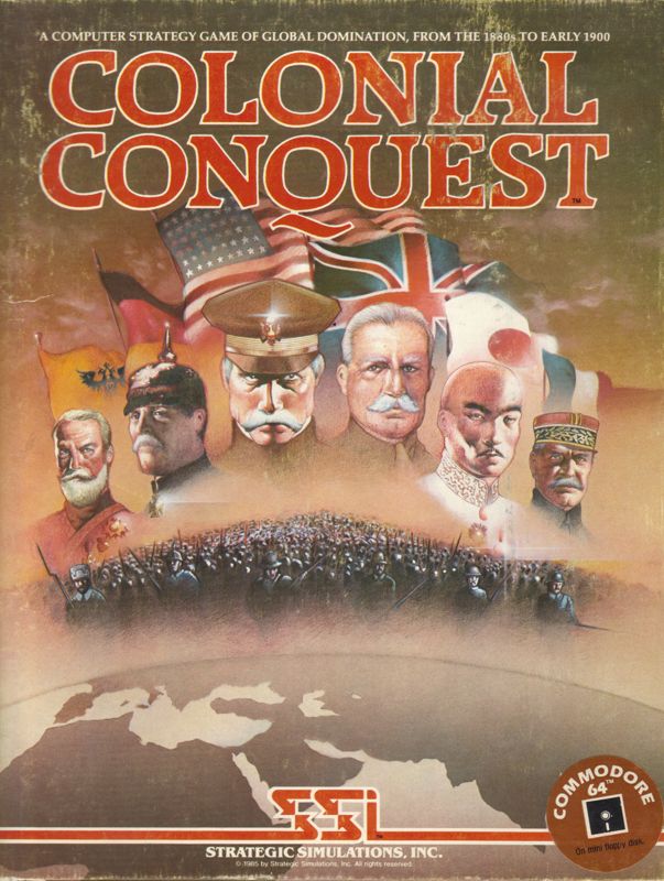 Front Cover for Colonial Conquest (Commodore 64)