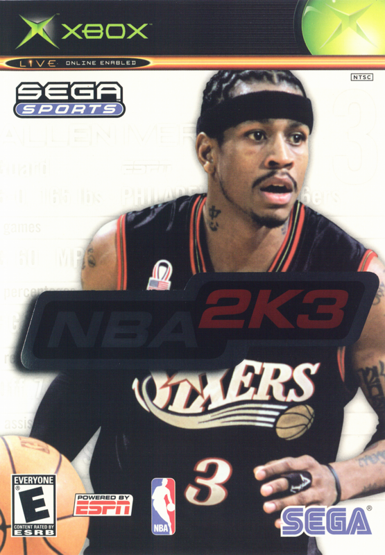 NBA 2K3 cover or packaging material - MobyGames