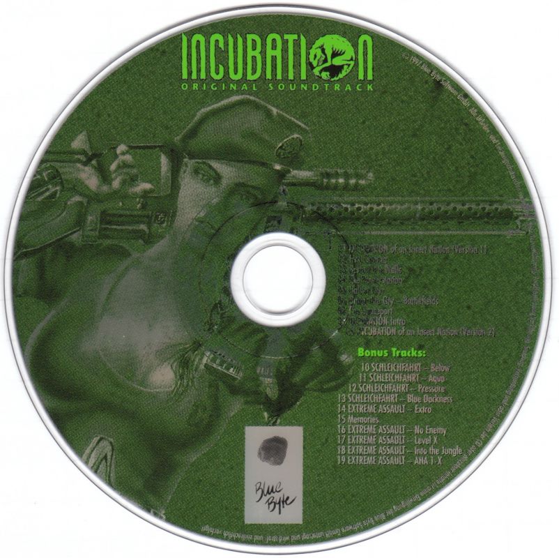 Soundtrack for Incubation: Battle Isle Phase Vier (Limitierte Exclusiv Edition) (Windows): Disc
