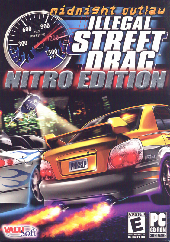 Front Cover for Midnight Outlaw: Illegal Street Drag - Nitro Edition (Windows)