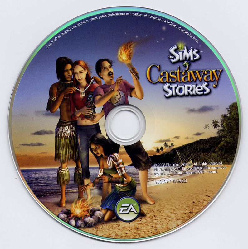 Media for The Sims Stories Collection (Windows) (Localized version): the Sims Castaway Stories Disc