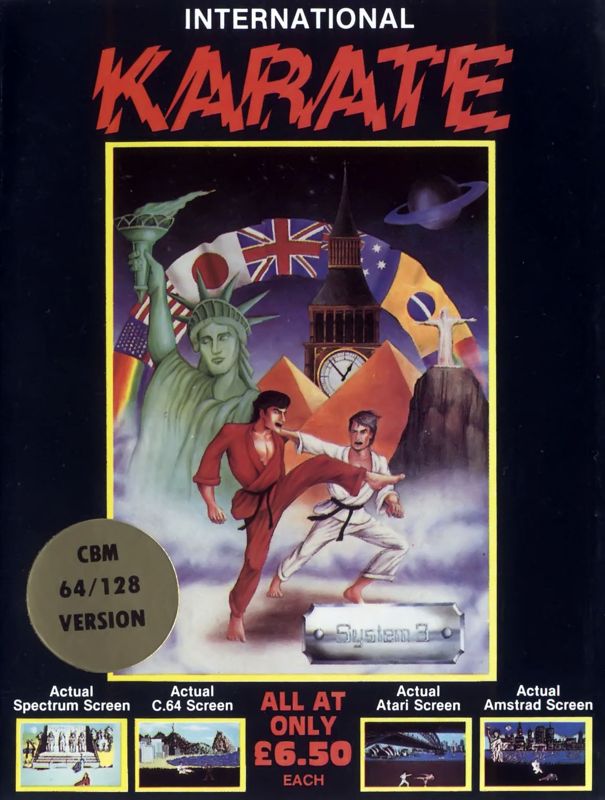 Front Cover for World Karate Championship (Commodore 64)