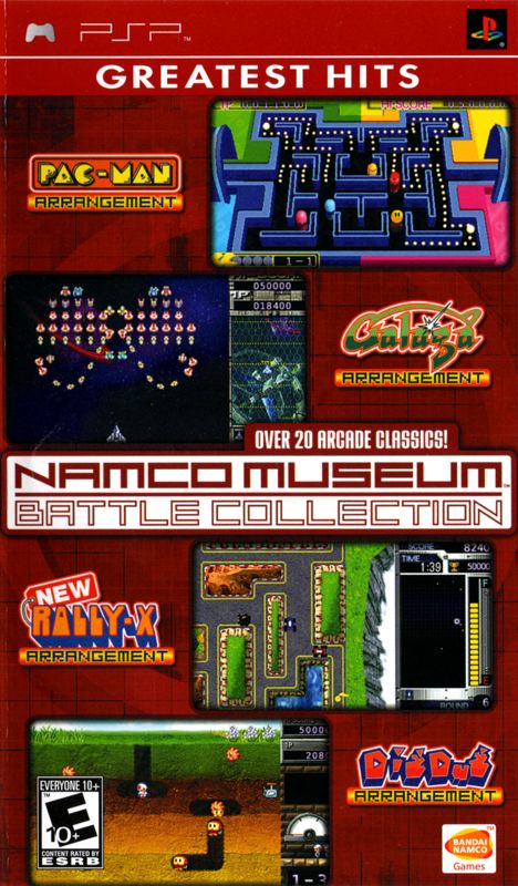 Front Cover for Namco Museum Battle Collection (PSP) (Greatest Hits release)