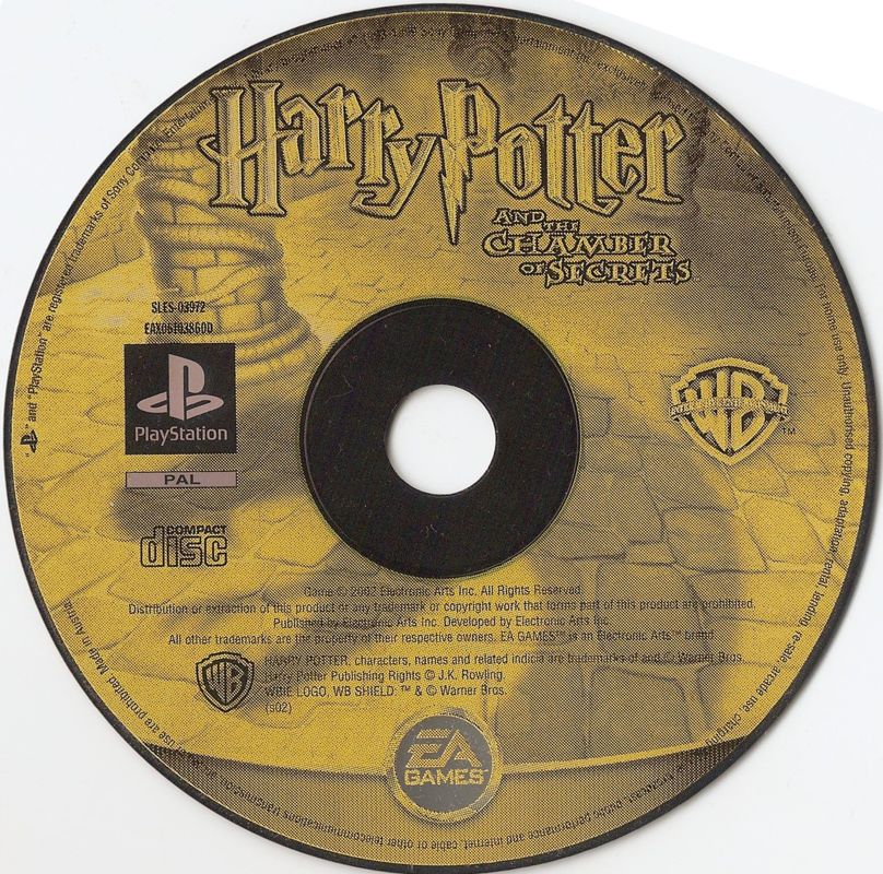 Media for Harry Potter and the Chamber of Secrets (PlayStation)