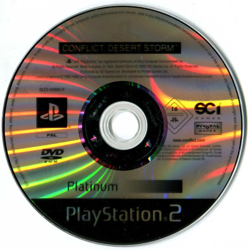 Media for Conflict: Desert Storm (PlayStation 2) (General European Platinum release)