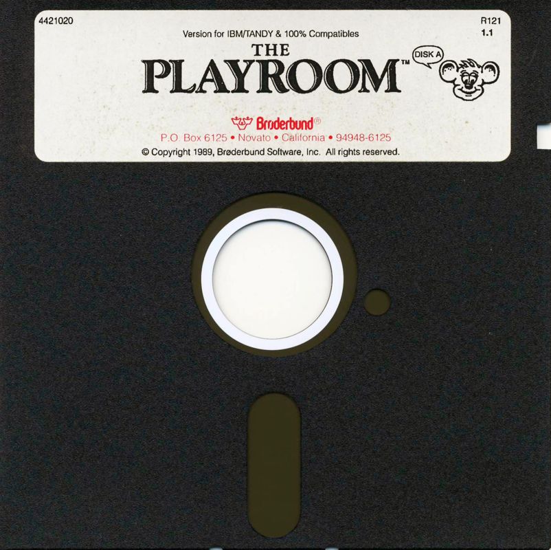 Media for The Playroom (DOS) (Dual media release v1.1): Disk 1/3