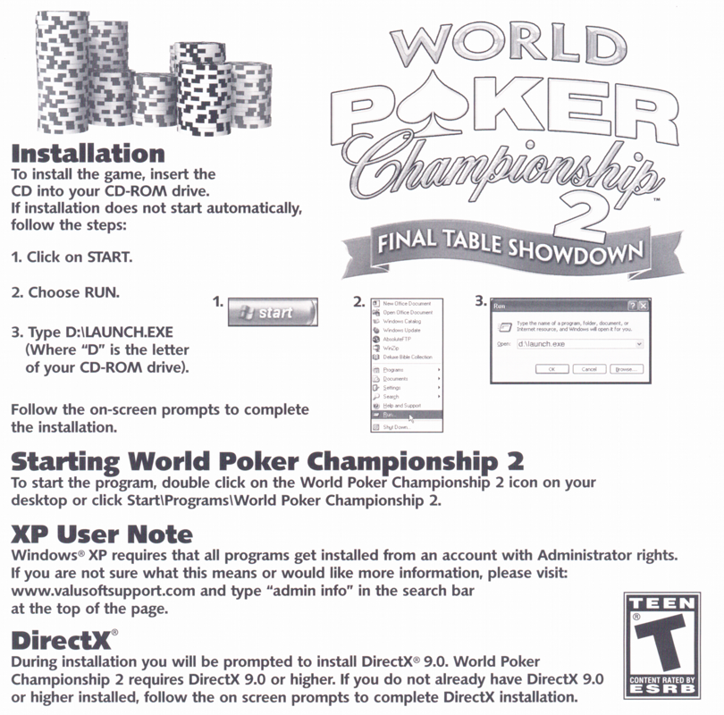 Other for World Poker Championship 2: Final Table Showdown (Windows): Jewel Case - Front