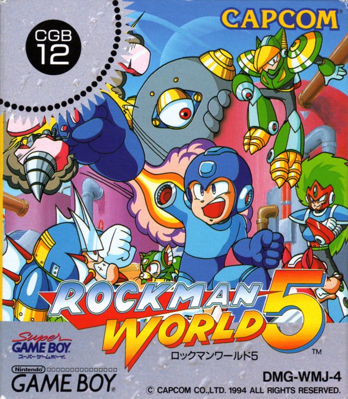 Front Cover for Mega Man V (Game Boy)