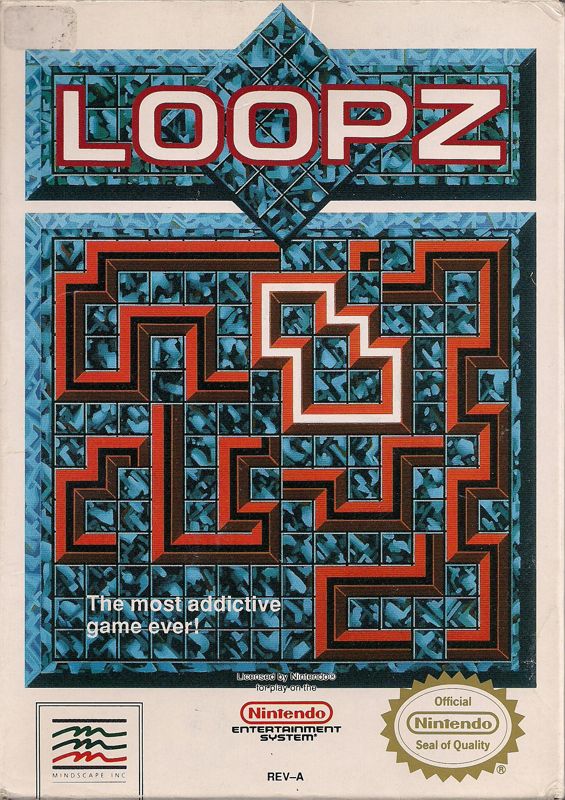 Front Cover for Loopz (NES)