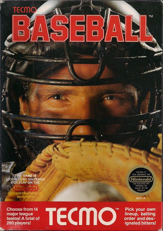 Front Cover for Tecmo Baseball (NES)