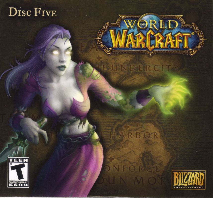 Other for World of WarCraft (Macintosh and Windows) (5 CD-Rom Disc release): Paper Sleeve - Disc 5