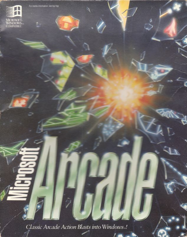 Front Cover for Microsoft Arcade (Windows 3.x)