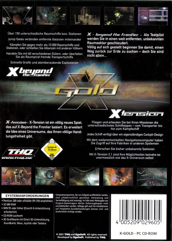 Back Cover for X-Gold (Windows)