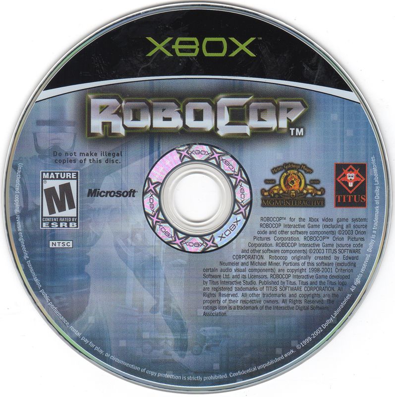 Media for RoboCop (Xbox)