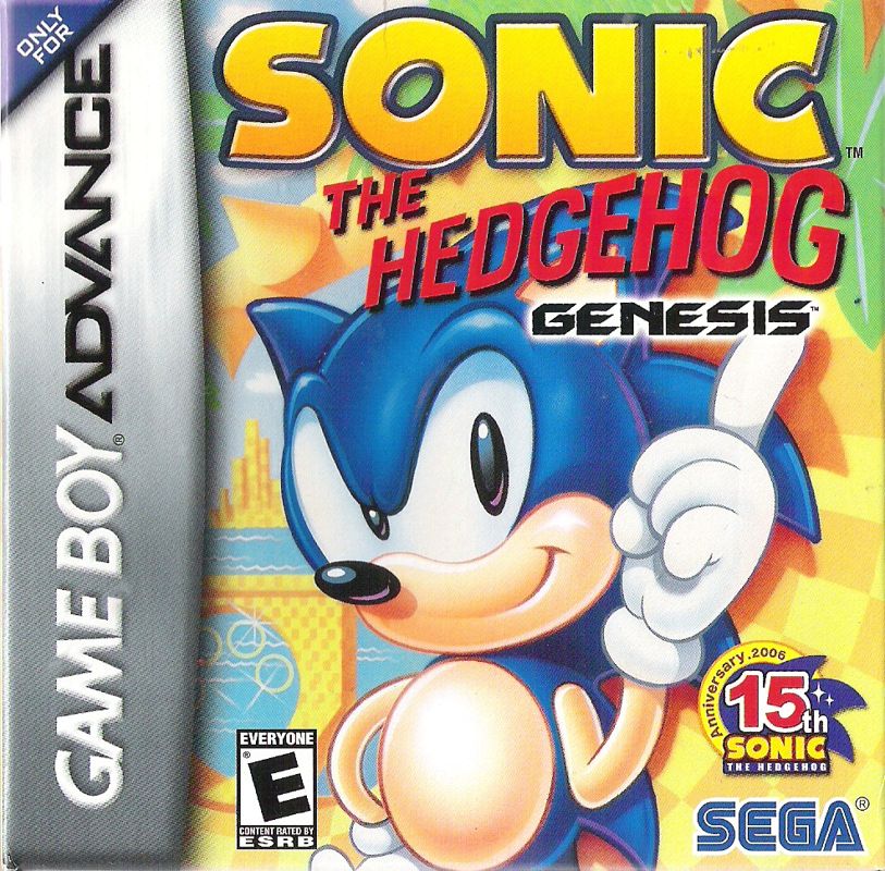 Front Cover for Sonic the Hedgehog (Game Boy Advance)