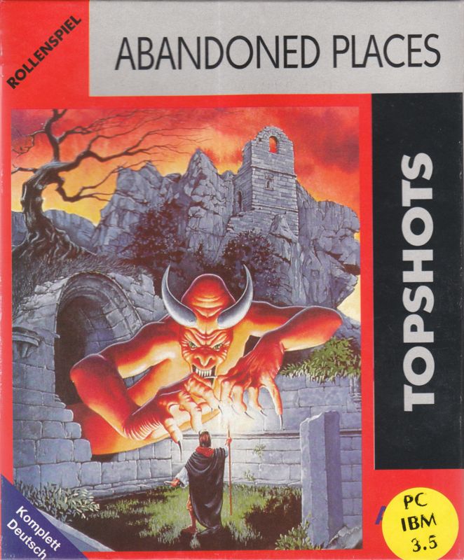 Front Cover for Abandoned Places: A Time for Heroes (DOS) (Topshots Release)