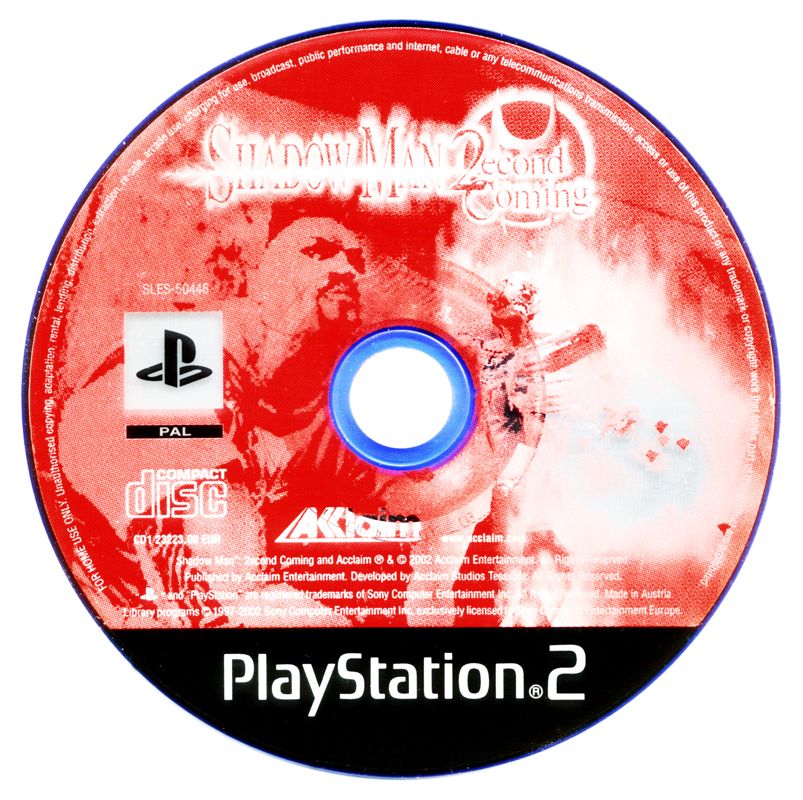 Media for Shadow Man: 2econd Coming (PlayStation 2)