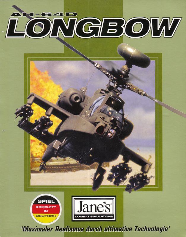 Front Cover for Jane's Combat Simulations: AH-64D Longbow (DOS)