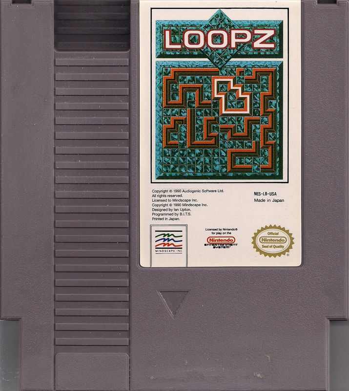 Media for Loopz (NES)