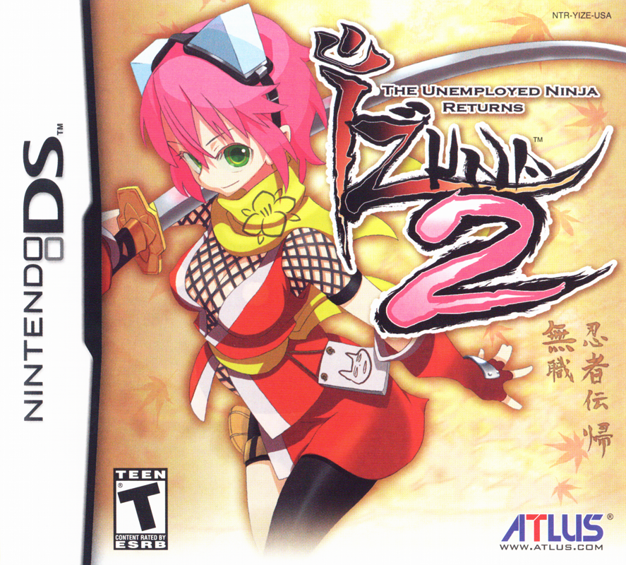 Front Cover for Izuna 2: The Unemployed Ninja Returns (Nintendo DS)