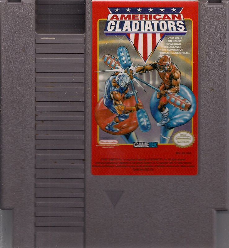 Media for American Gladiators (NES)