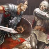 Front Cover for Gladiator Begins (PSP) (PSN release)