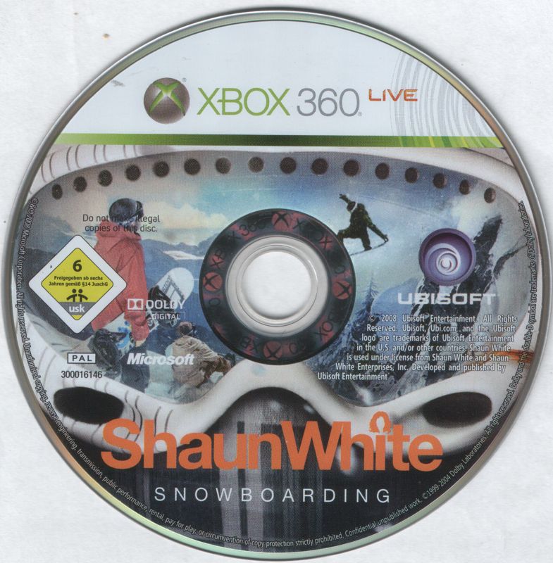 Media for Shaun White Snowboarding (Xbox 360)