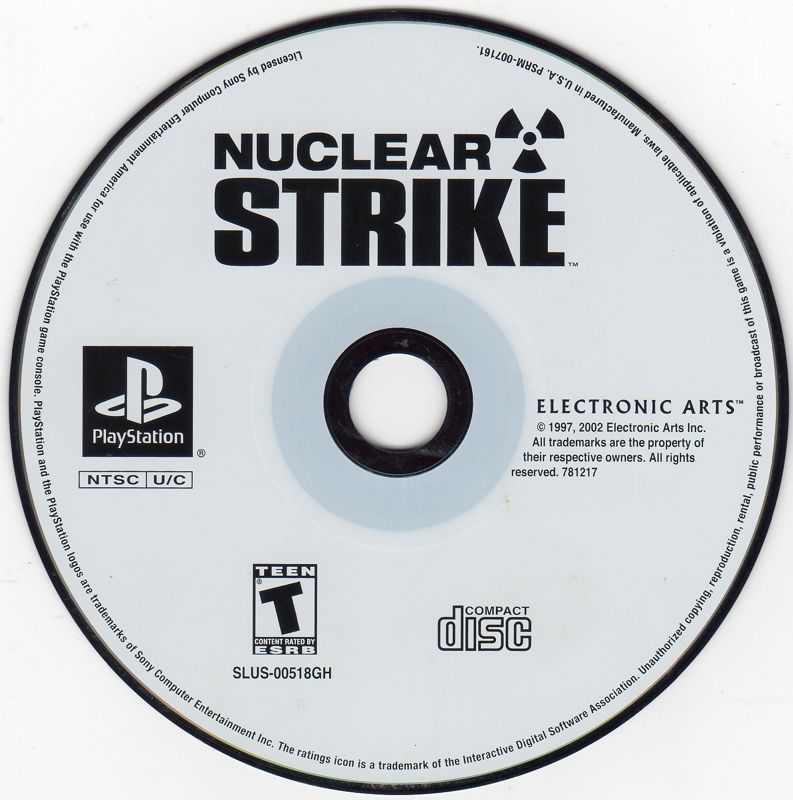 Media for Nuclear Strike (PlayStation) (Greatest Hits re-release)