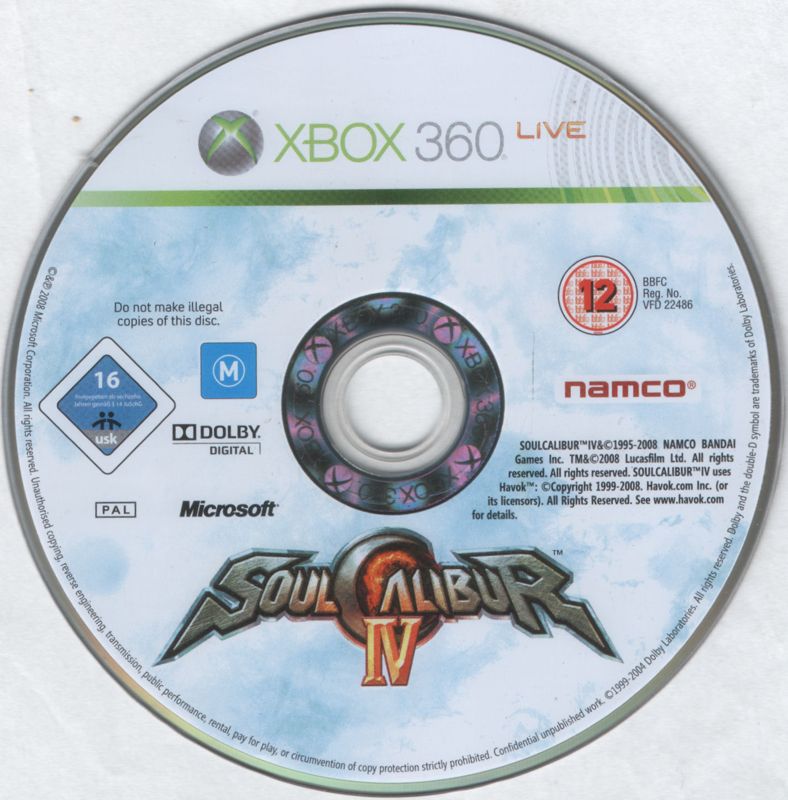 Media for SoulCalibur IV (Xbox 360)