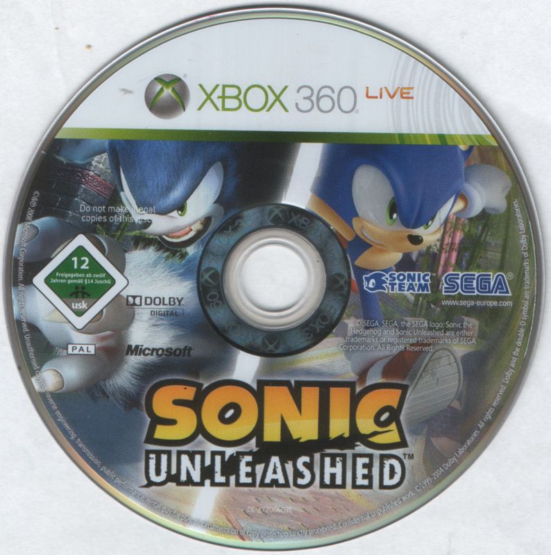 Media for Sonic Unleashed (Xbox 360)