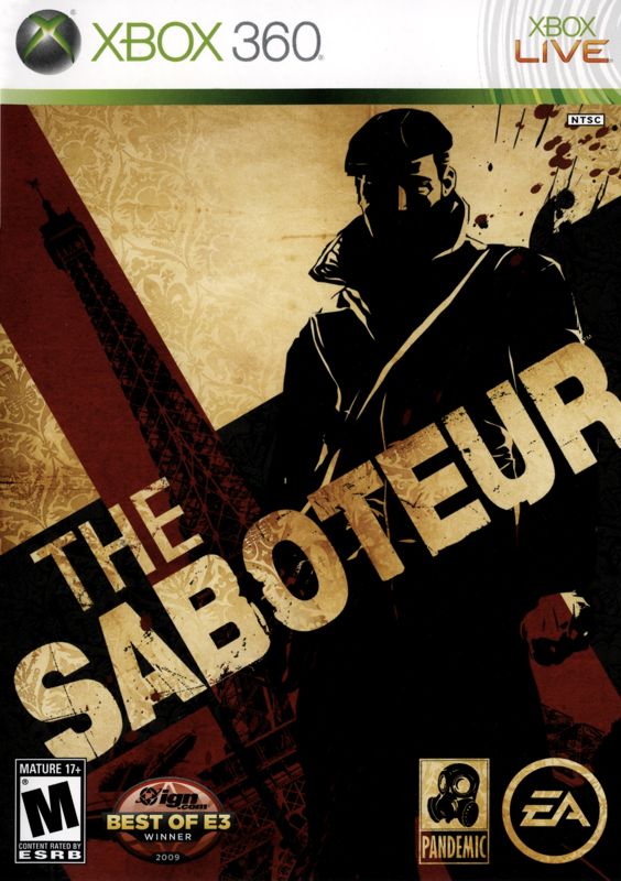 Front Cover for The Saboteur (Xbox 360)
