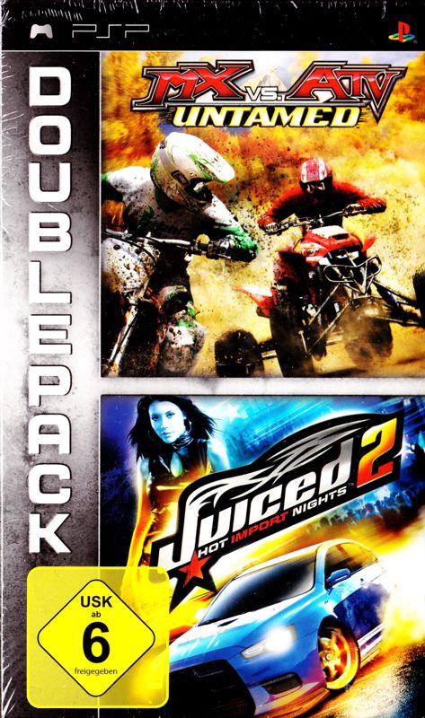 Front Cover for DoublePack: MX vs. ATV: Untamed / Juiced 2: Hot Import Nights (PSP)