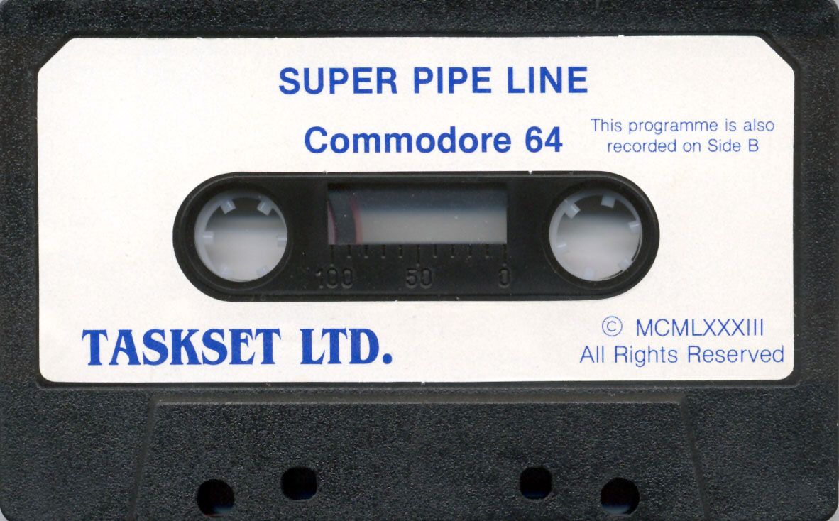 Media for Super Pipeline (Commodore 64)
