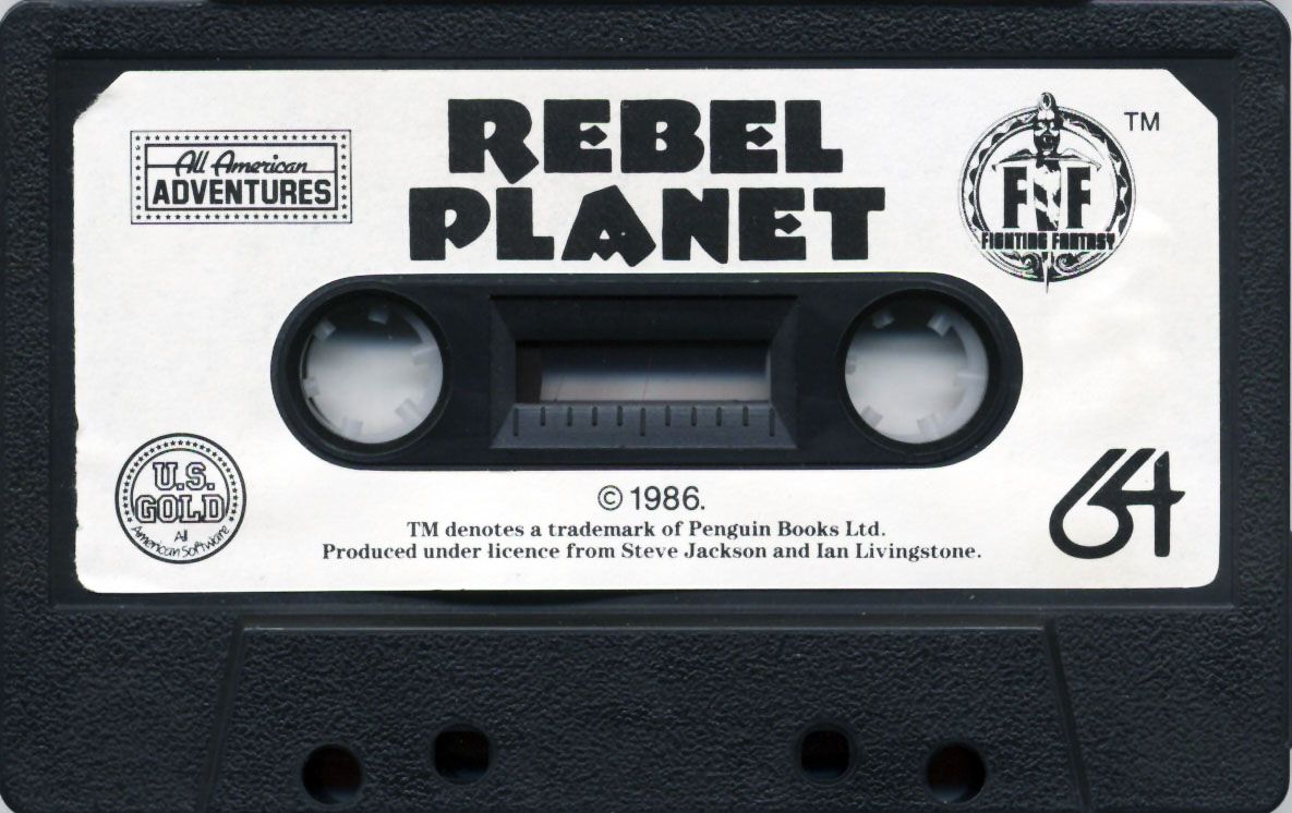 Media for Rebel Planet (Commodore 64)