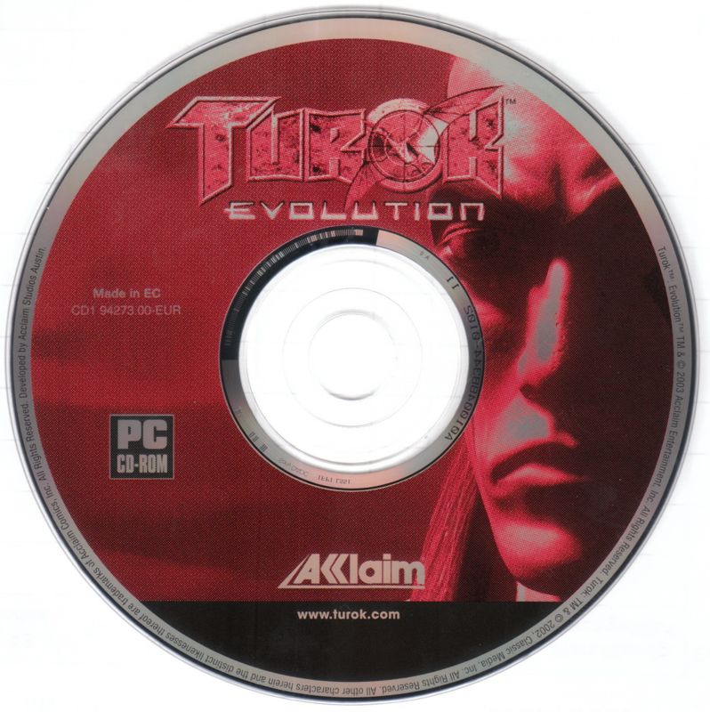 Media for Turok: Evolution (Windows): Disc 1/2