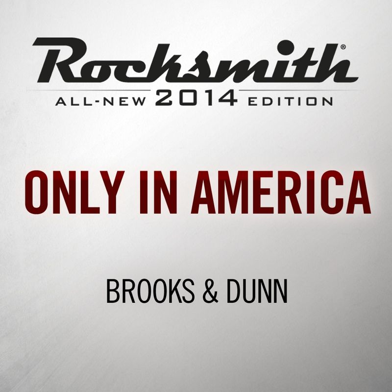 Front Cover for Rocksmith: All-new 2014 Edition - Brooks & Dunn: Only In America (PlayStation 3 and PlayStation 4) (download release)