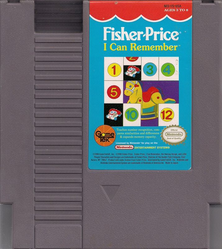 Media for Fisher-Price I Can Remember (NES)