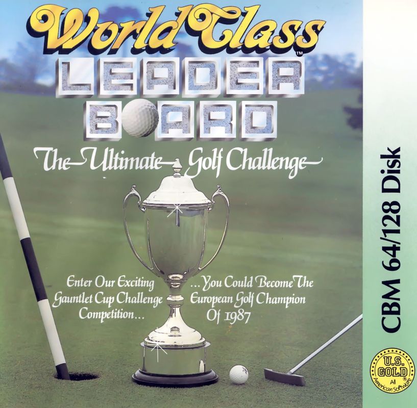 Front Cover for World Class Leader Board (Commodore 64)