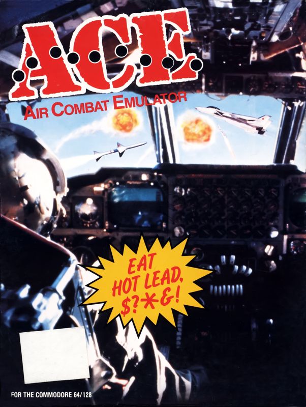 Front Cover for ACE: Air Combat Emulator (Commodore 64)