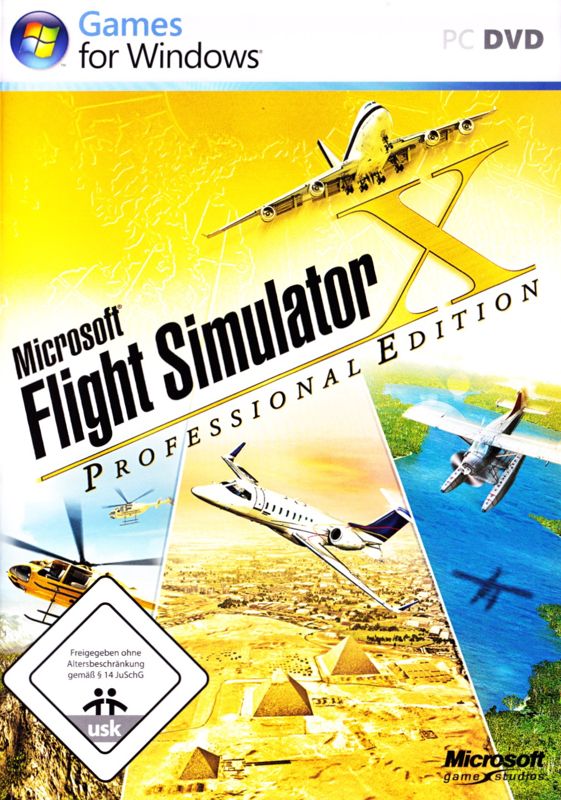 Front Cover for Microsoft Flight Simulator X (Deluxe Edition) (Windows) (Article No. X12-62115-03 DE (re-release))