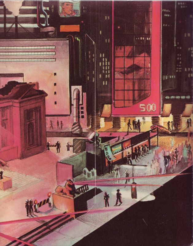 Inside Cover for Fahrenheit 451 (DOS): Foldout 2 - Left