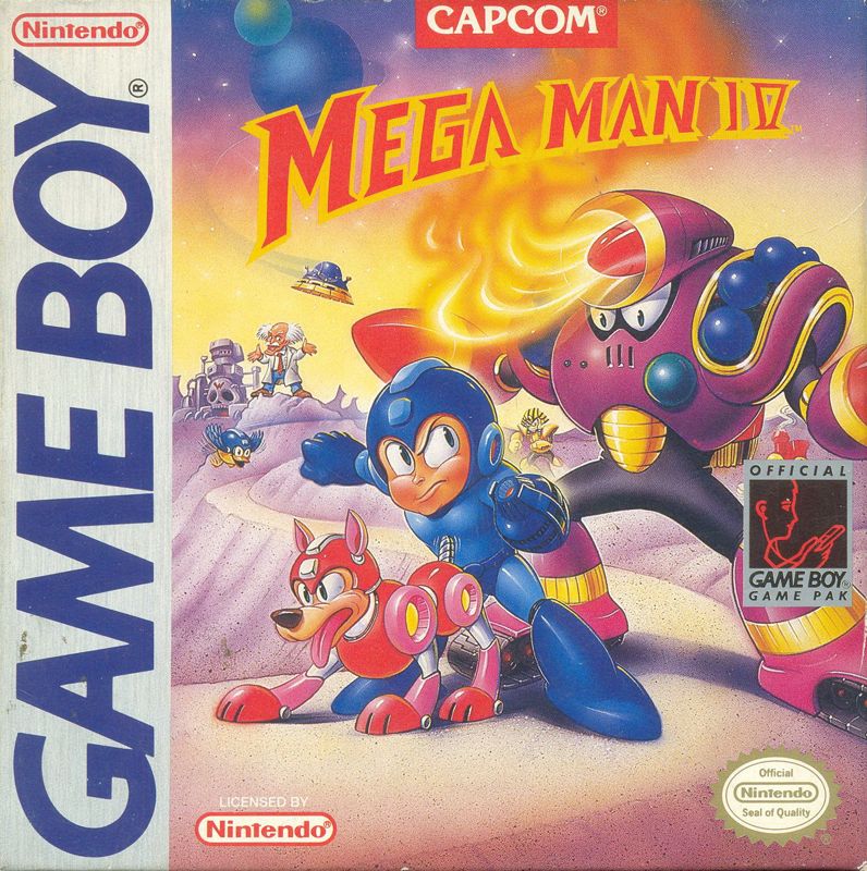Front Cover for Mega Man IV (Game Boy)