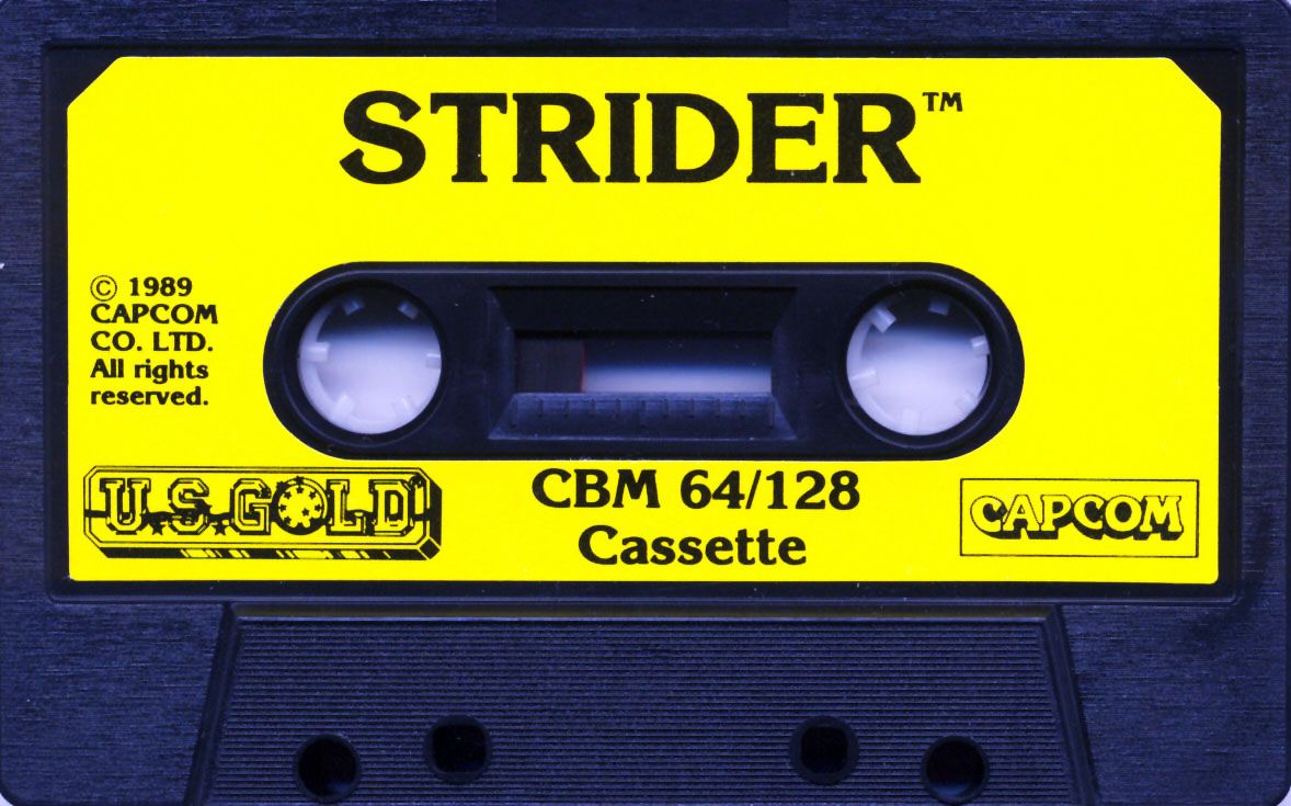 Media for Strider (Commodore 64)