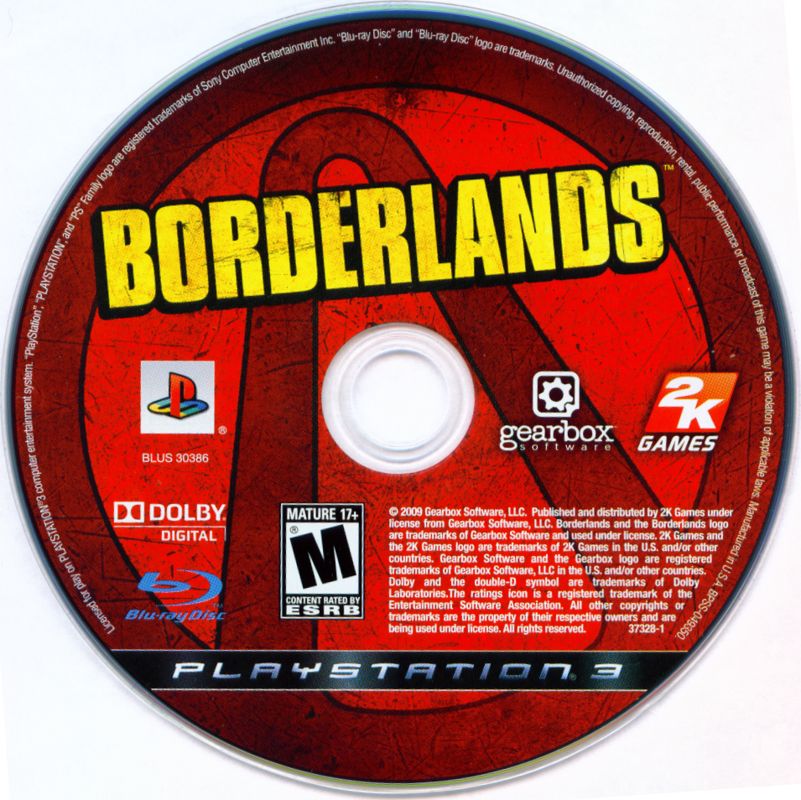 Media for Borderlands (PlayStation 3)